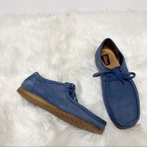 clark shoes navy